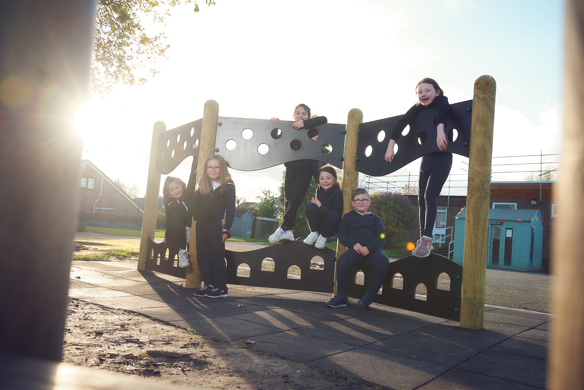 Towngate pupils in playground